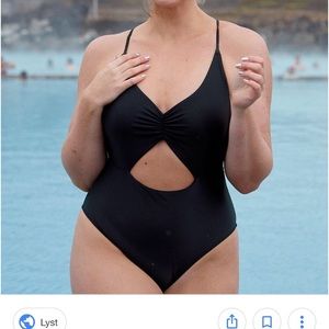 Aerie Swimsuit Black Size XL long